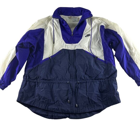 Nike Jackets & Blazers - Nike‎ Vintage 90s Jacket Womens Medium Windbreaker Colorblock Full Zip